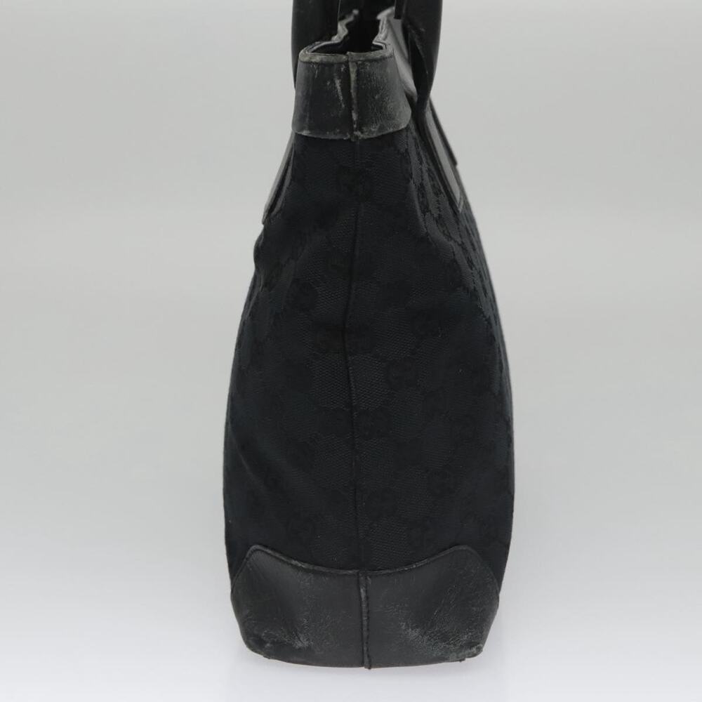 GUCCI GG Canvas Hand Bag Black - Picture 4 of 16